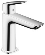 Baterie lavoar Hansgrohe Logis 110 Fine crom cu ventil Push-Open