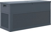 vidaXL Ladă de depozitare de grădină, antracit, 320 L