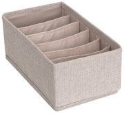 Organizator de sertare cu compartimente Bigso Box of Sweden Drawer, 16,5 x 11 cm, bej