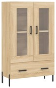 vidaXL Dulap înalt, stejar Sonoma, 69,5x31x115 cm, lemn prelucrat