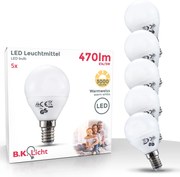 BKLICHT LED Set 5 becuri 4,6/8,1 cm