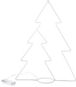 Decorațiune luminoasă de Crăciun Brazi, 45 x 33 cm, 25 LED-uri