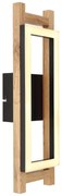 Aplica LED de perete design modern ILLA negru, maro