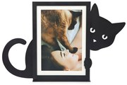 Ramă foto neagră cu picior de susținere din metal 31x19,5 cm Hidden Cat – Balvi