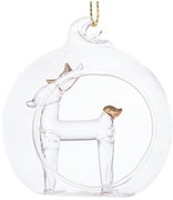 Glob de Crăciun din sticlă ø 6 cm Reindeer – Dakls