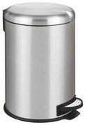WENKO 22704100 - Coș LEMAN 30,5x44 cm inox/satinat/negru