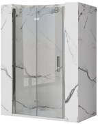 Ușă de duș Rea Molier Chrome + profil 80
