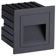 Spot LED incastrabil exterior, ambiental, IP65, POLKA negru