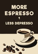 Ilustrație More Espresso - Less Depresso, Andreas Magnusson