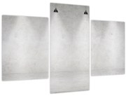 Tablou - Perete de beton cu lumini (90x60 cm)