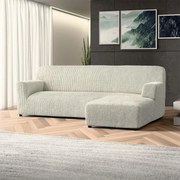 Huse bielastice COSTINA smântânii canapea cu otoman dreapta (l. 170 - 300 cm)