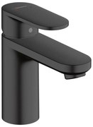 Baterie lavoar Hansgrohe Vernis Blend 100 negru mat cu ventil Pop-Up