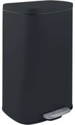 Coș de gunoi cu pedală soft-close Spirella Akira 30 l, negru mat, 30 l