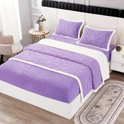 Set pat cocolino cu pătură cu blăniță, 4 piese, 200x230 cm SPUC20