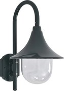 vidaXL Lampă de perete de grădină E27, verde închis, 42 cm, aluminiu