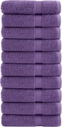 vidaXL Prosoape de mâini premium SOLUND 10buc. violet 50x100 cm 600gsm