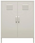 Dulap gri deschis din metal 79x100 cm Bradford – Støraa