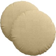vidaXL Perne de Șezut 2 pcs Gri Verde Ø 40 cm Țesătură din corduroy
