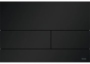 Clapeta actionare rezervor WC incastrat, Tece Square II, negru mat, 9240833