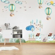 Autocolante de perete - Așa trăiesc animalele