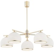 Lustra stil clasic cu 5 brate MARBELLA alama