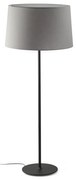 Lampa de podea abajur textil 64cm WINDSOR negru, gri