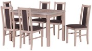 Set masă scaune pentru sufragerie Kyman (pentru 4 până la 6 persoane). 608101