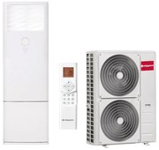 Aparat de aer conditionat coloana Nippon NFGD-48HRFN8-Q/NOE30U-48HFN8-R, 48000 BTU, 100 m², A++/A+, R-32, Alb