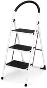 Scară pliabilă din oțel Steps, 3 trepte, 3 trepte