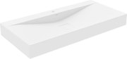 Mexen Poli lavoar de blat din conglomerat 1/O 100 x 48 cm, alb - 23021001