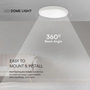 Plafonieră LED pentru baie LED/36W/230V IP44 3000K d. 35 cm alb