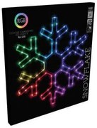 Decorațiune luminoasă de Crăciun RGB cu LED  Colouring snowflake 90 LED, 50 x 43 cm