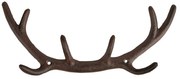 Cuier de perete maro din metal Antlers – Esschert Design