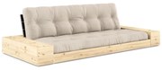 Canapea bej extensibilă 244 cm Base – Karup Design