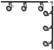 Zuma Line 3579 - Spot pentru șină MASTER 6xGU10/15W/230V, negru