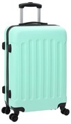 vidaXL Set de Valize cu blocare 3 pcs Verde mentă 50 x 31 x 78 cm