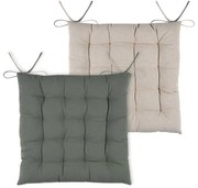 Pernă pentru scaun cu legături DUO, 100% bumbac, 40 x 40 cm