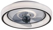 Lustra LED cu ventilator si telecomanda, Horacio D 47cm