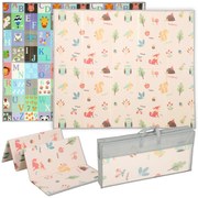 AIYAPLAY Covoraș pentru Copii 0-3 Ani cu Numere și Litere, Suprafață Impermeabilă, din XPE Multicolor, 176.5x148x1 cm | Aosom Romania