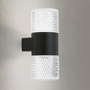 Aplica de exterior moderna IP65 MONDO 2L negru