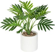 Floare artificiala in ghiveci, palmier Etnik, 29 cm