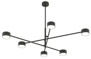 Lustra Emibig Natsu 6 BL negru mat LED GX53