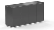 Dulap jos Creator 162,8 x 44,5 x 80,3 cm, alb / antracit