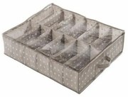 Organizator pantofi pentru 12 perechi 76 x 60 x 15 cm, maro