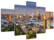 Tablou - Panorama Rotterdamului, Țările de Jos (150x105 cm)