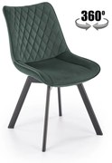 Scaun K520 velvet verde