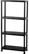 Raft din plastic cu 4 rafturi, 60 x 30 x 138 cm, 4 etaje