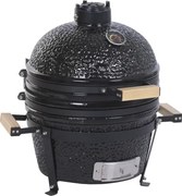 Grătar kamado din ceramică și metal, 51 x 53 x 64 cm, negru, „Barbecue Ceramic"