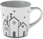 Cană ceramică Căsuțe II, 470 ml