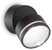 Aplica de perete exterior, IP54 OMEGA AP ROUND NERO 4000K